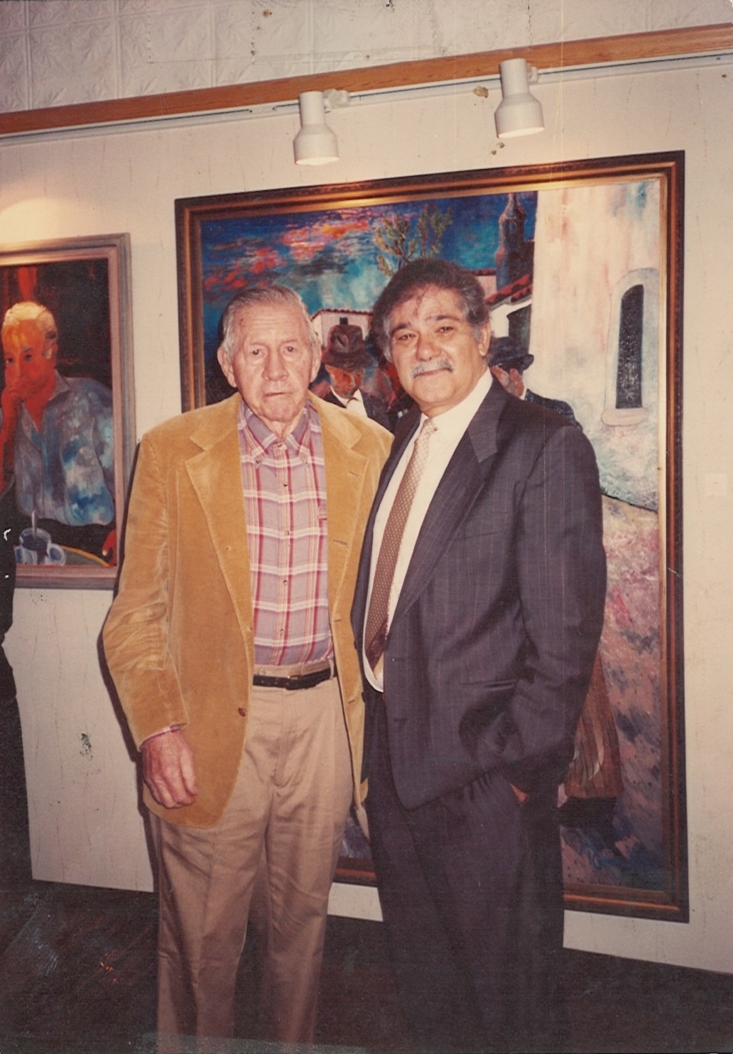 Robert at an art show
